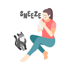 Animal Allergy Icon