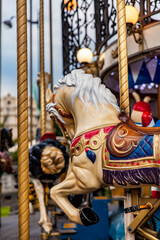 Carousel of the Eiffel Tower in Paris, France