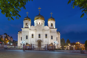 Fototapeta na wymiar Spassky Cathedral of Pyatigorsk, Russia