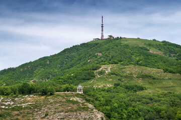 Fototapeta na wymiar View of Mashuk mountain, Pyatigorsk, Russia