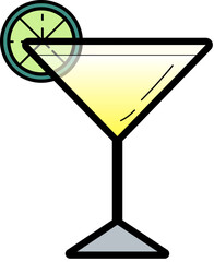 White Cosmo Cocktail