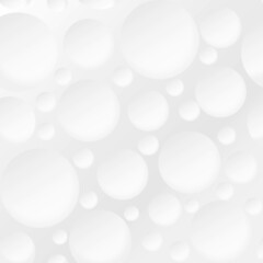 Abstract background. Bubbles circle background. White soap bubbles background.