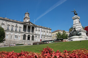 Palacio de bolsa, Porto - obrazy, fototapety, plakaty