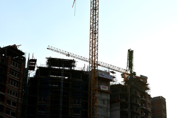 construction site for luxury property developments and new buildings in Egypt, newest and most...