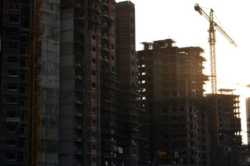 construction site for luxury property developments and new buildings in Egypt, newest and most...