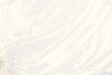 Obraz premium Rustic white Acrylic colour. Brush paint texture for background.