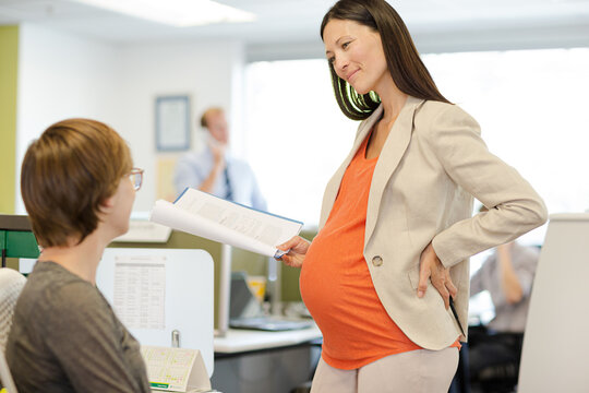 Business people talking in office