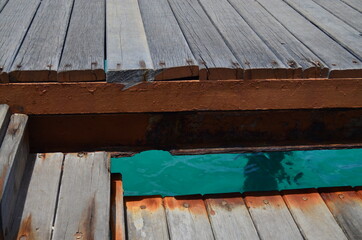 old wooden port