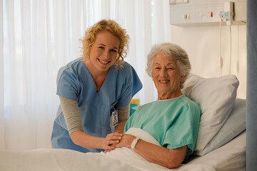 Portrait of smiling doctors and businessman