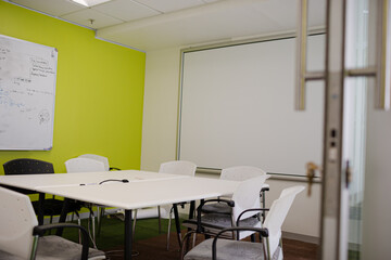 Empty conference room