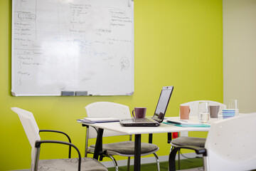 Empty conference room