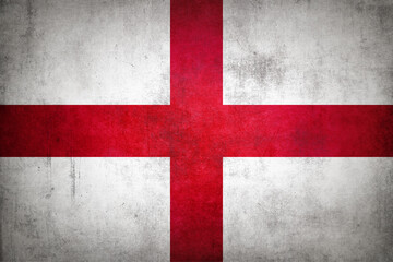 Grunge England flag - obrazy, fototapety, plakaty