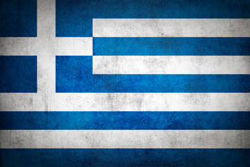 Grunge Greece flag