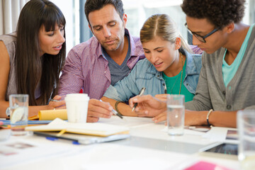 Business people in meeting