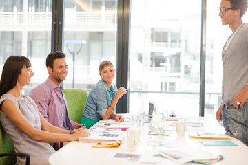 Business people in meeting