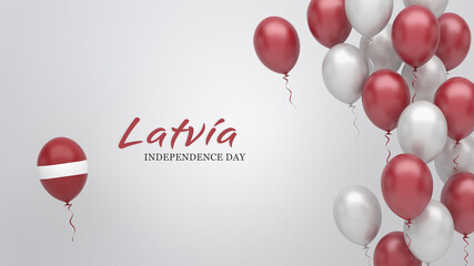 Latvia independence day - obrazy, fototapety, plakaty