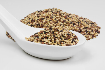 Quinoa Mix in white background