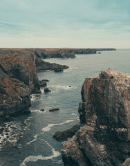 Obraz premium cliffs of moher at sunset