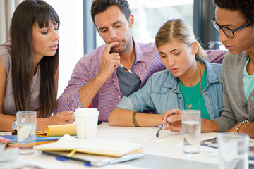 Business people in meeting