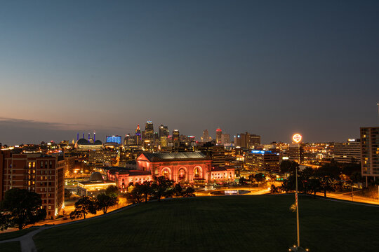 Union Station At Dusk, Kansas City