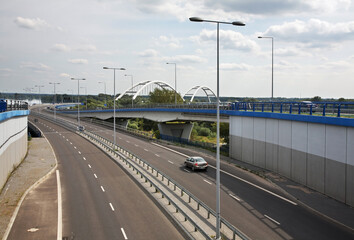 Elzbieta Zawacka bridge in Torun.  Poland