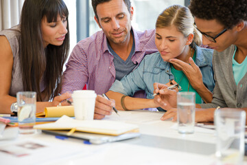 Business people in meeting