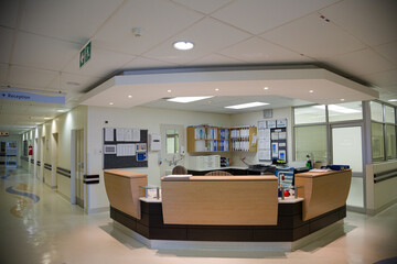 View of hospital reception