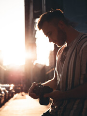 Fototapeta premium Happy Summer Sunshine Shooting