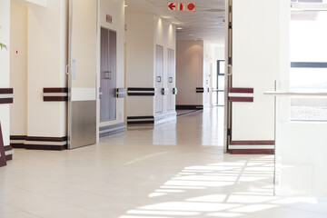View of hospital hallway