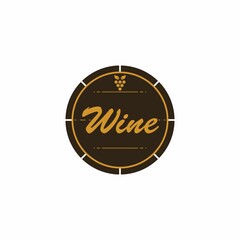wine industry vintage logo vector
