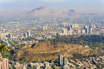 Obraz premium Santiago skyline, Chile