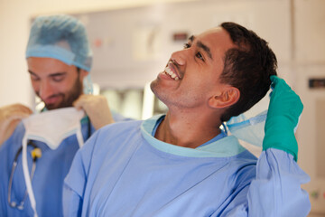 Fototapeta premium Surgeon standing in operating room