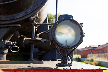 light for an old steam locomotive