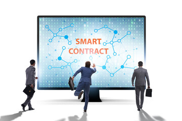 Smart contracts as illustration of blockchain technology