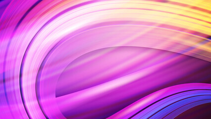 Abstract vector wave geometric background. Fluorescent plasma glow of blurry liquid forms. Neon colors. Futuristic image for music posters, banners, presentations..