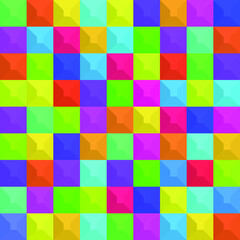 Colorful geometric
background. Mosaic tiles. Vector illustration. 