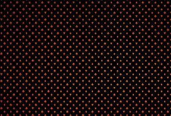 Dark orange vector layout with elements of cards.