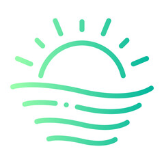 Fototapeta premium haze gradient icon