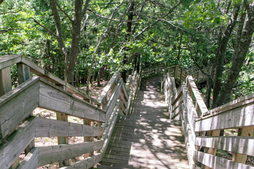 Lake Michigan Recreation Area Overlook Stairs July 2021