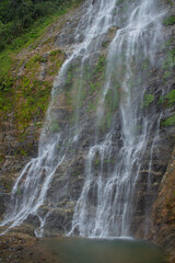 waterfall in the mountains