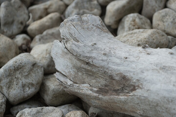 stones and driftwood