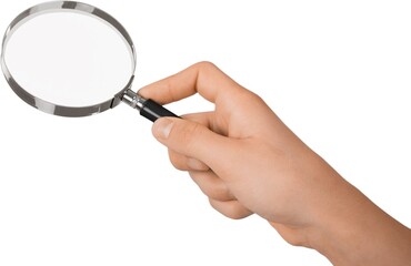 Magnifying glass.