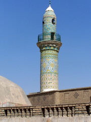 Minaret on a mosque in Erbil, Kurdistan, Iraq