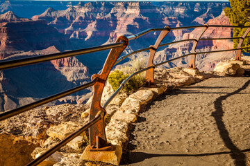 Grand Canyon National Park at the South Rim, Arizona, United States.