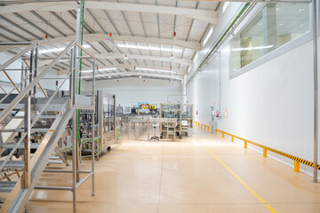 Conveyor belts in recycling center