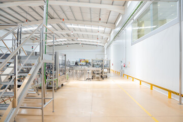 Conveyor belts in recycling center