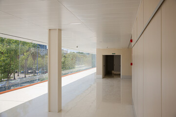 Corridor in modern building