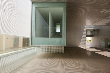 Part of modern building