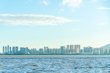 Fototapeta premium Ocean at Shenzhen Bay Park, China