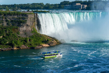 Niagara falls in summer, Ontario, Canada